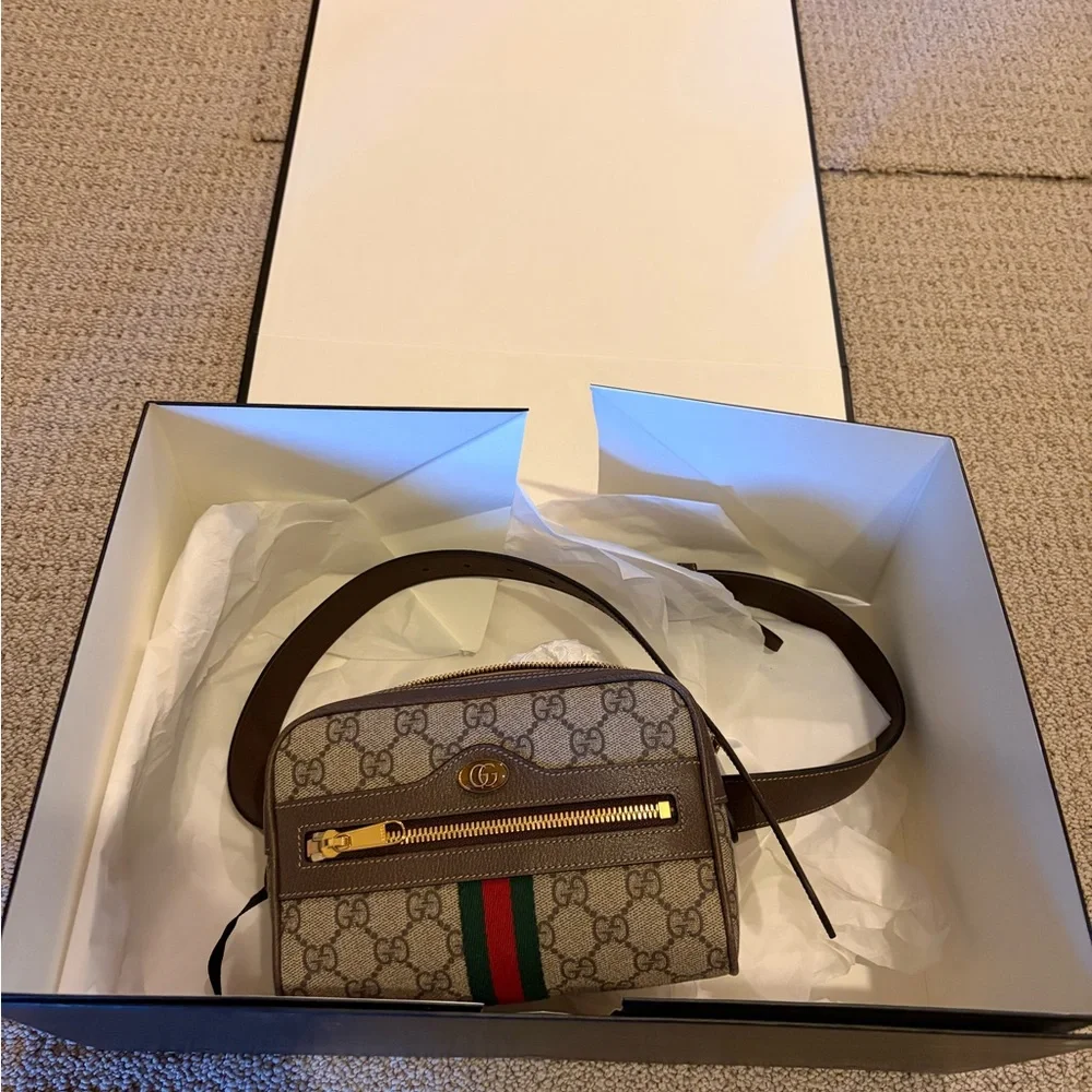Gucci Ophidia GG Supreme belt bag. Carried once. Excellent condition - Picture 4 of 13